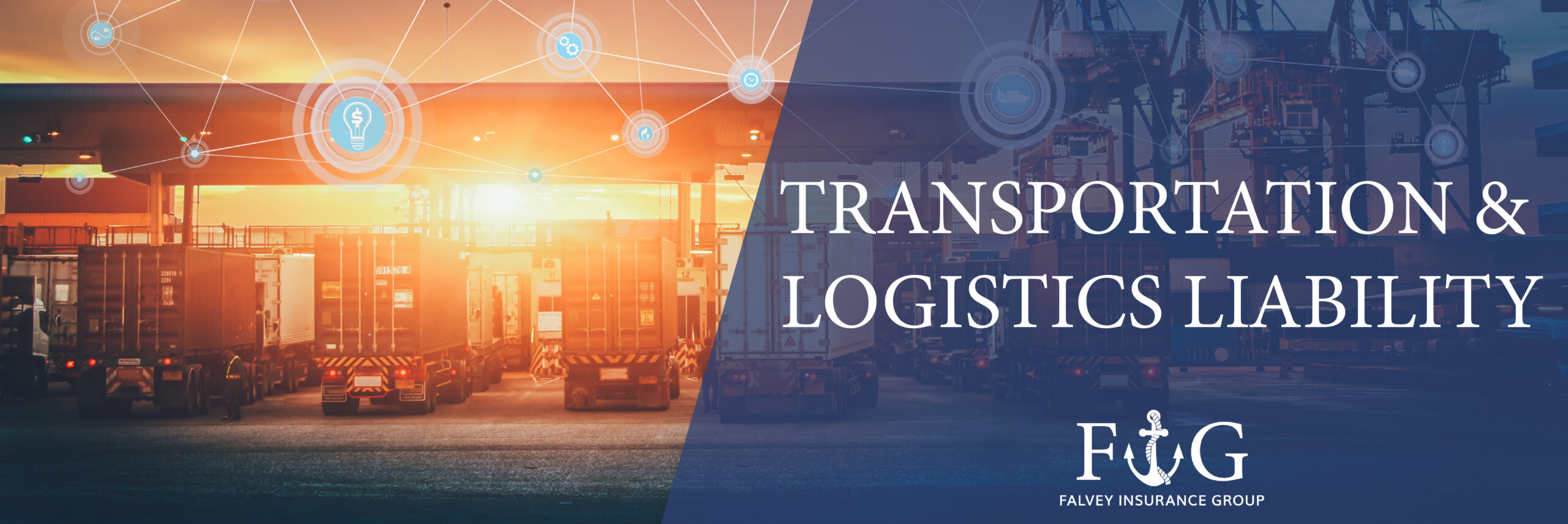 transportation and logistics liability banner