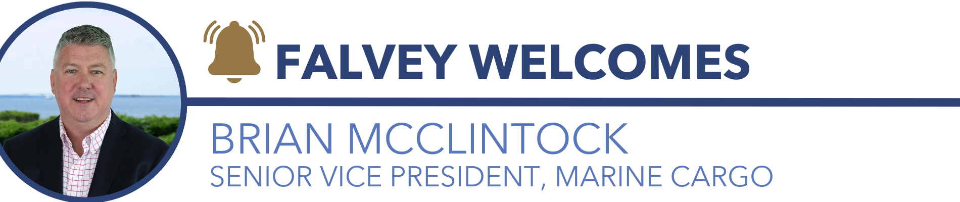 Welcome banner for Brian McClintock